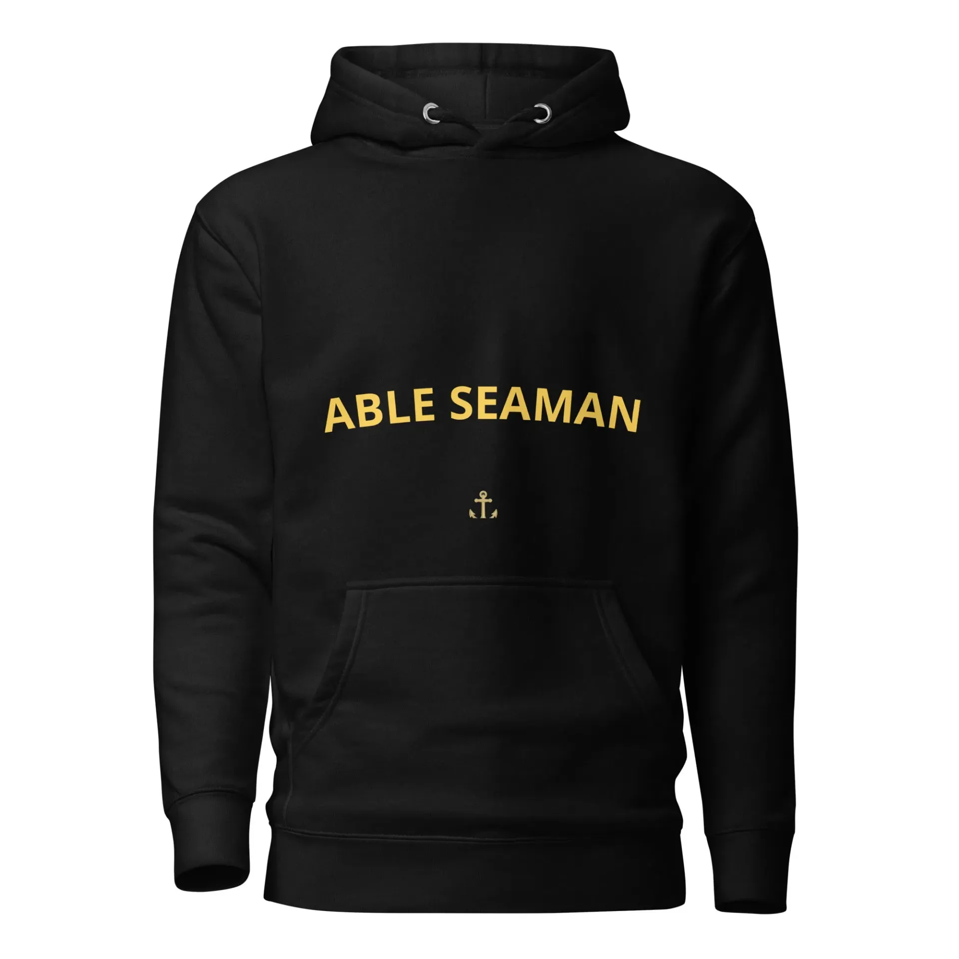 Able Seaman front and back print hoodie